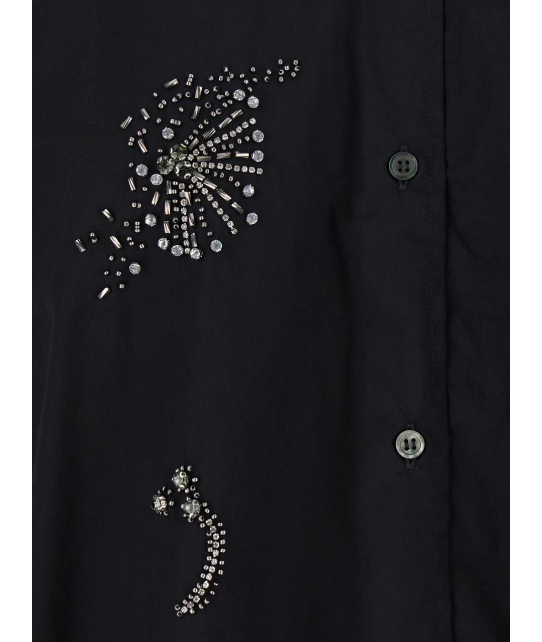 PLAIN Черная полиамидовая рубашка, фото 3