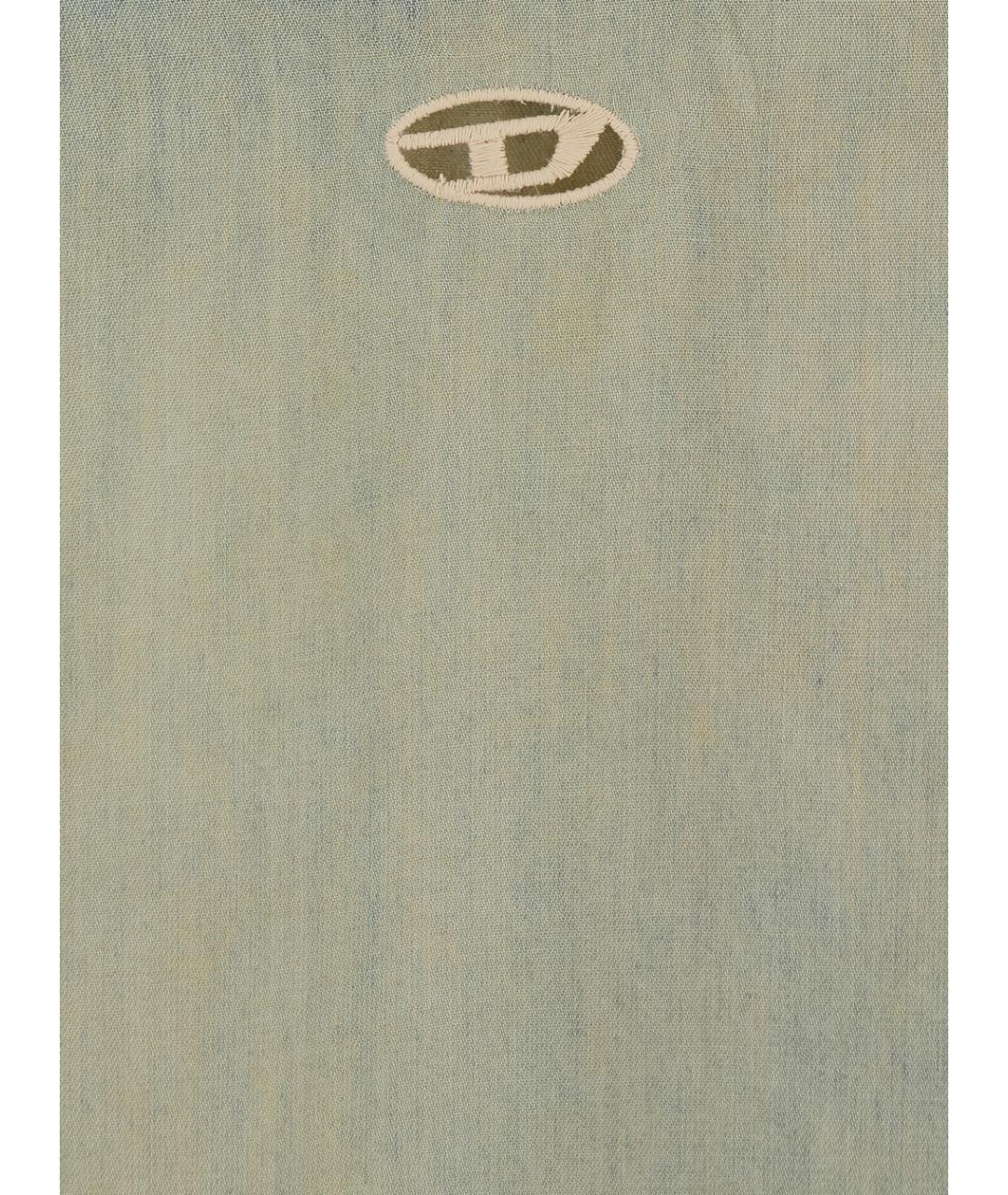 DIESEL Голубая юбка миди, фото 2