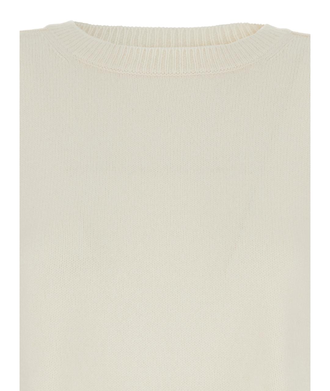 P.A.R.O.S.H. Белый шерстяной джемпер / свитер, фото 3