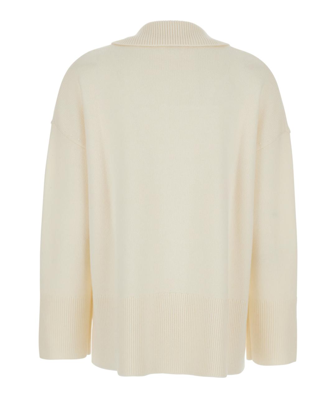 P.A.R.O.S.H. Белый шерстяной джемпер / свитер, фото 2