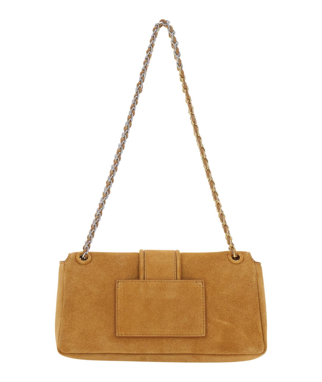 JACQUEMUS Коричневая хлопковая сумка через плечо, фото 2