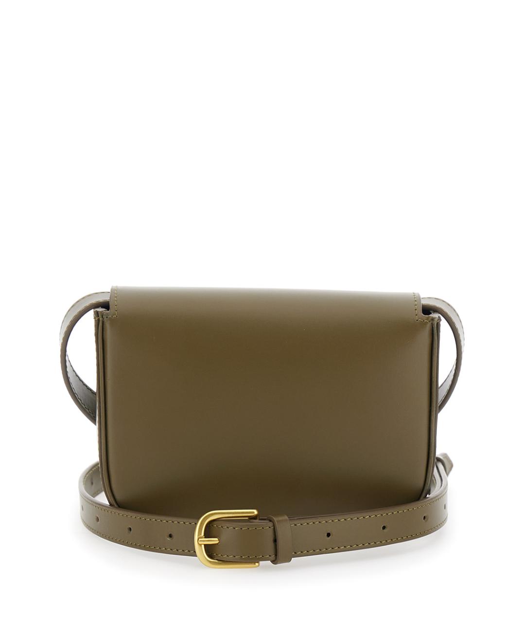 SOEUR Зеленая кожаная сумка через плечо, фото 2