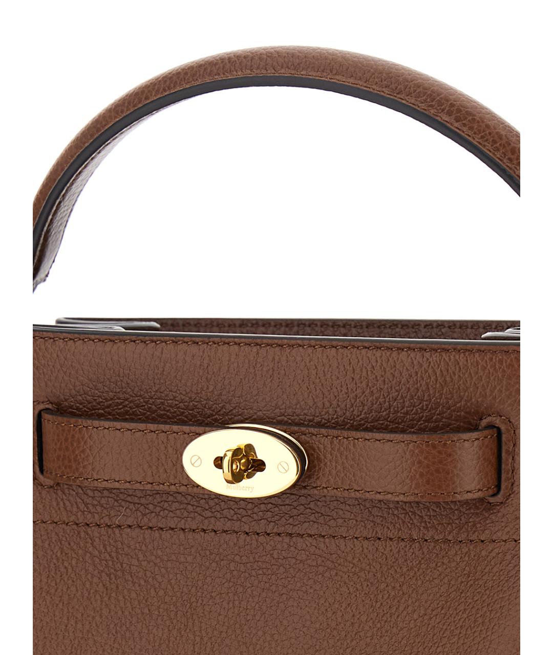 MULBERRY Коричневая кожаная сумка тоут, фото 3