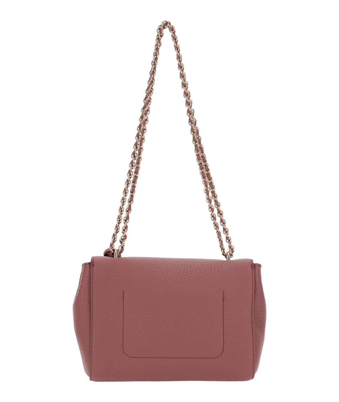 MULBERRY Розовая кожаная сумка через плечо, фото 2