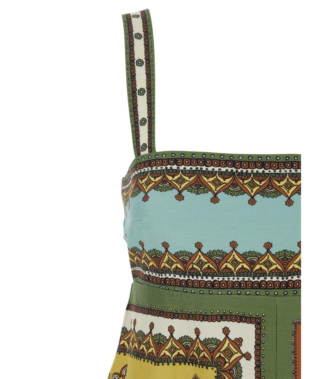 Alemais Мульти вискозное повседневное платье, фото 3