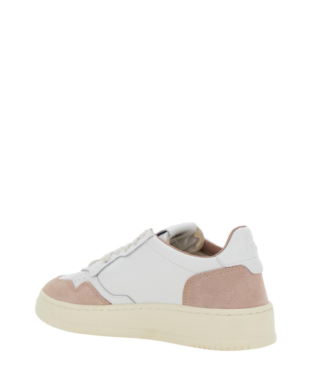 AUTRY Белые кожаные кроссовки, фото 3