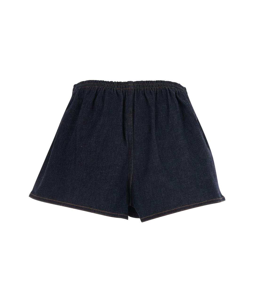 JACQUEMUS Синие хлопковые шорты, фото 2