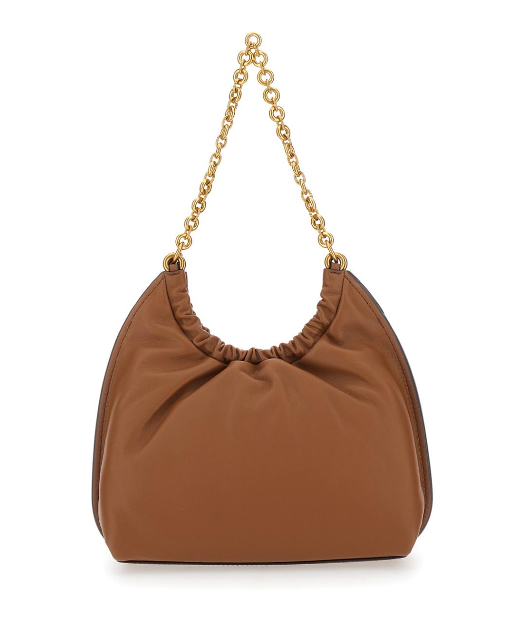 MICHAEL MICHAEL KORS Коричневая кожаная сумка через плечо, фото 2