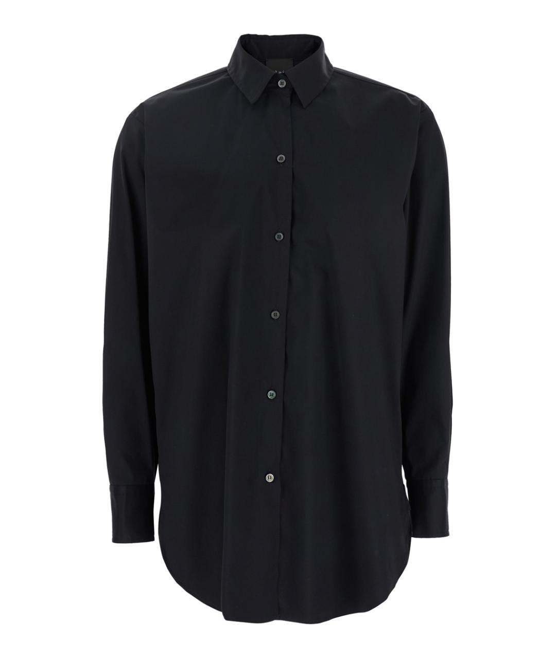 PLAIN Черная хлопковая рубашка, фото 1