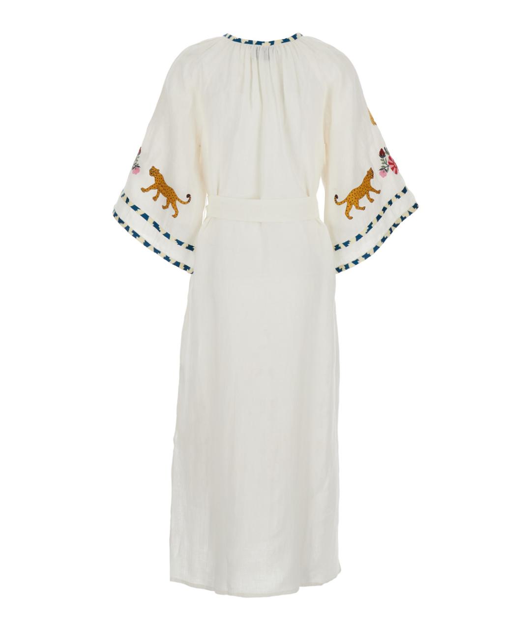 BENARAS BY CITRUS Белая льняная туника, фото 2