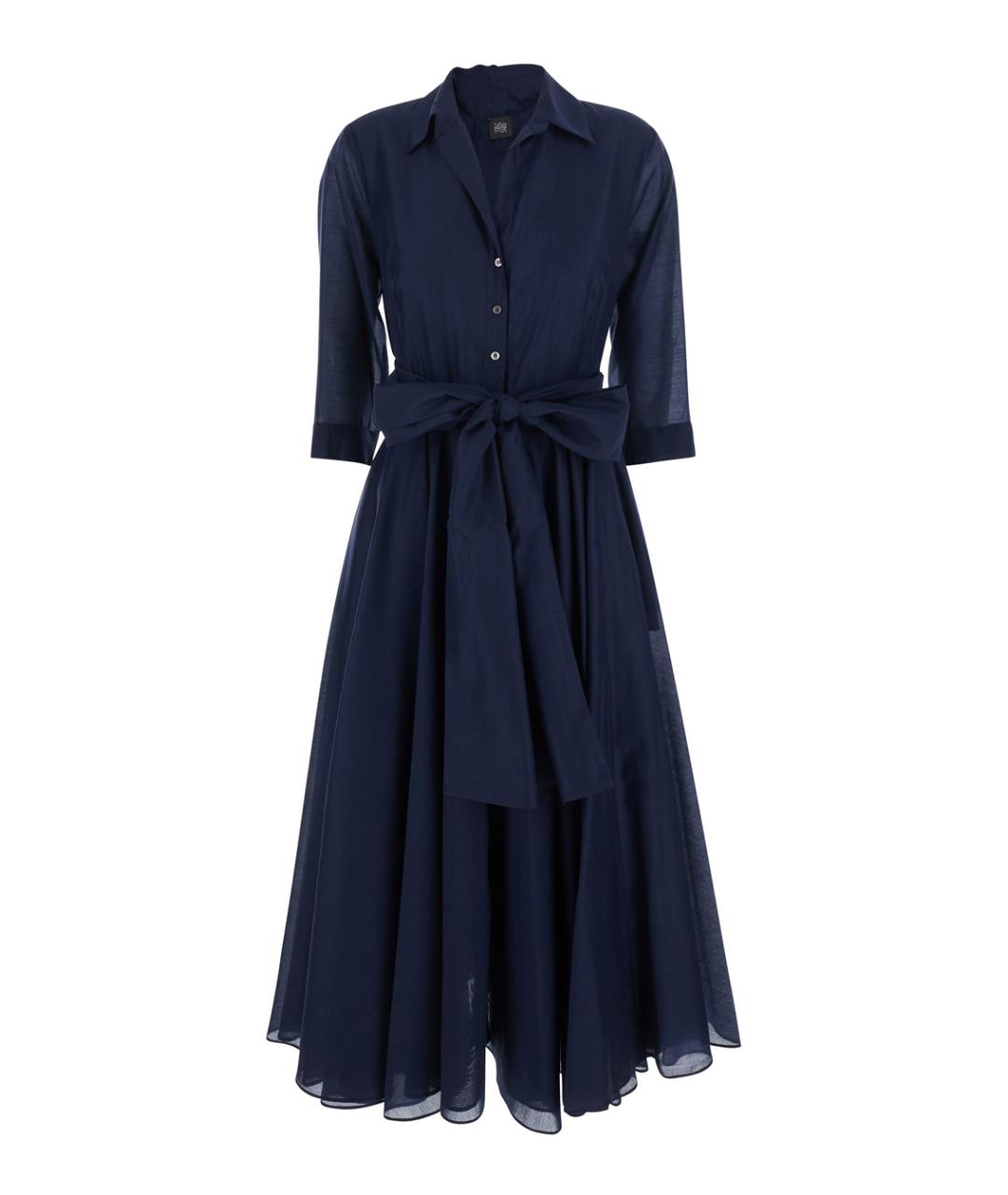 PLAIN Темно-синее повседневное платье, фото 1