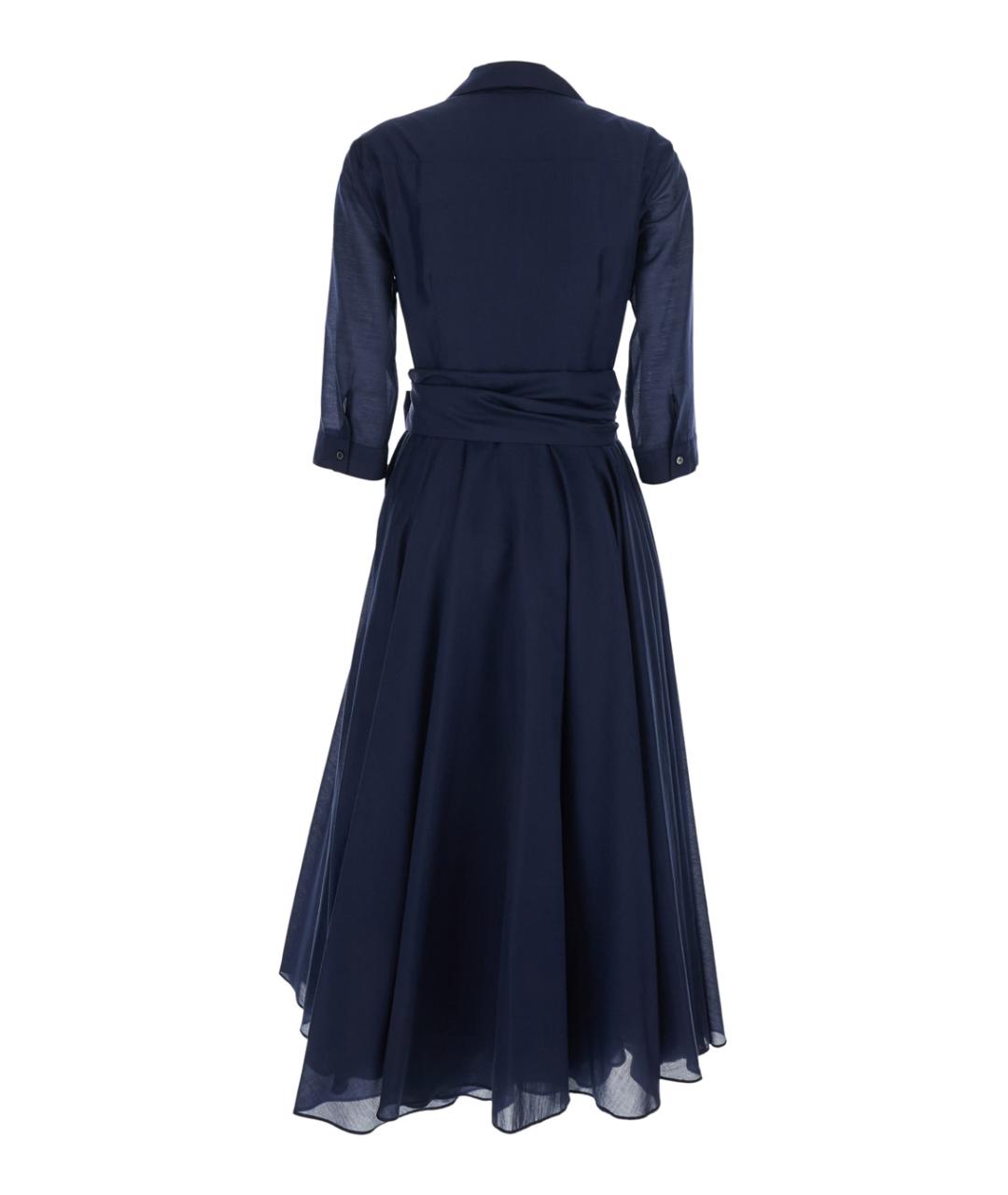 PLAIN Темно-синее повседневное платье, фото 2