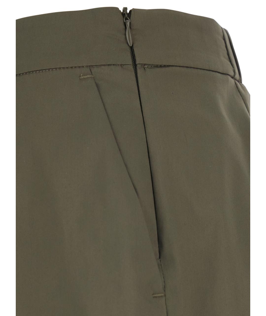 PLAIN Зеленые хлопковые шорты, фото 3