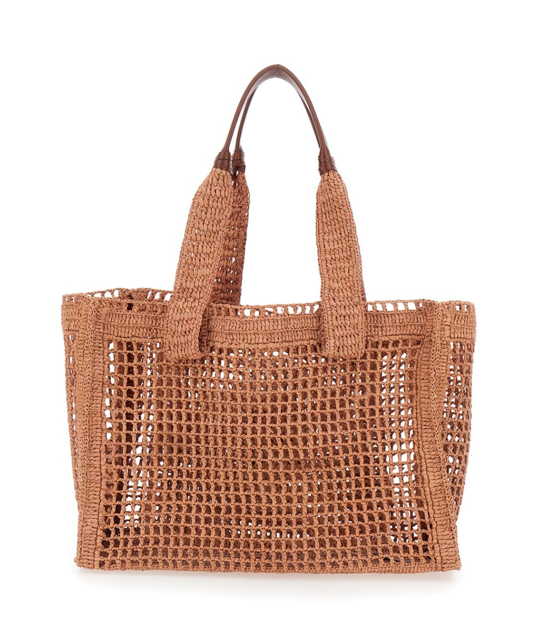 CHLOE Бежевая пелетеная сумка тоут, фото 2