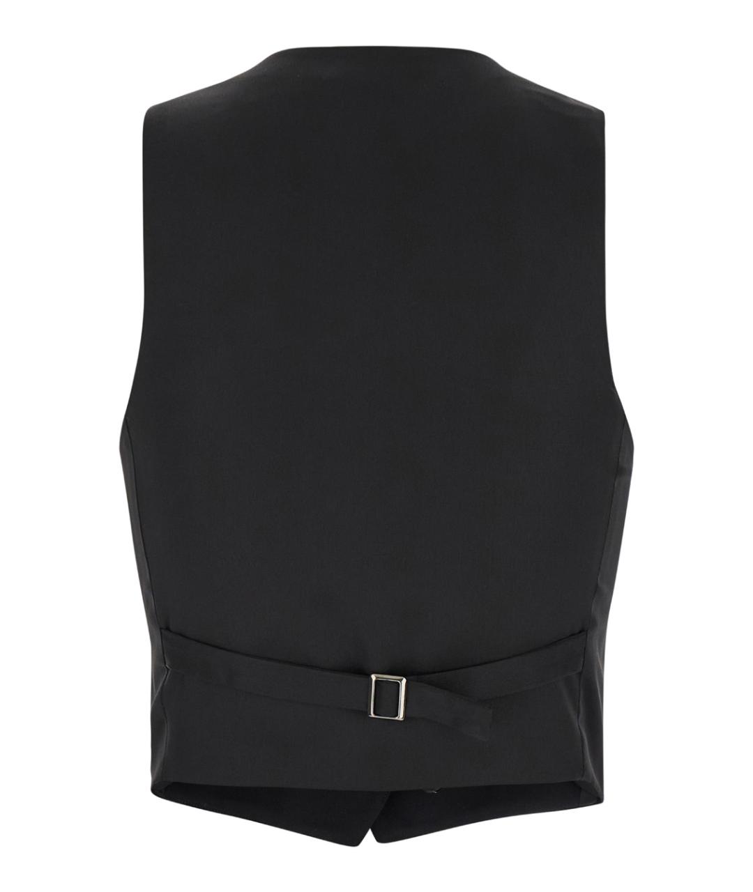 PLAIN Черный жилет, фото 2