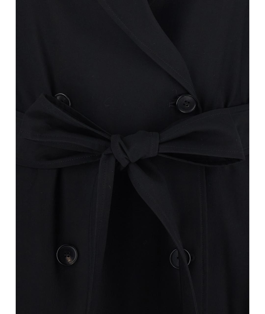 JUCCA Черный тренч/плащ, фото 3