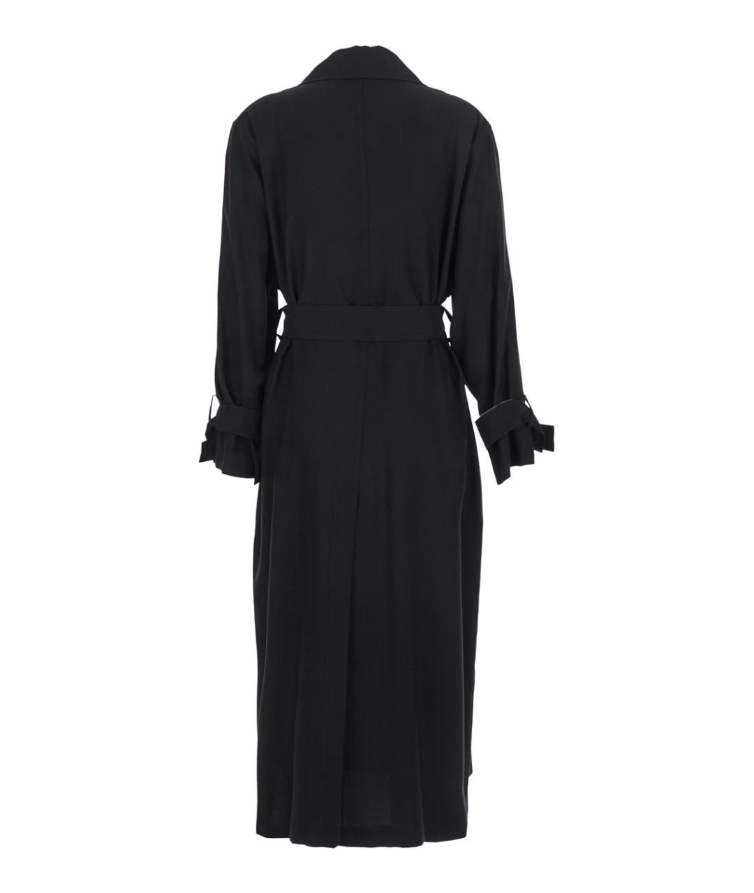 JUCCA Черный тренч/плащ, фото 2