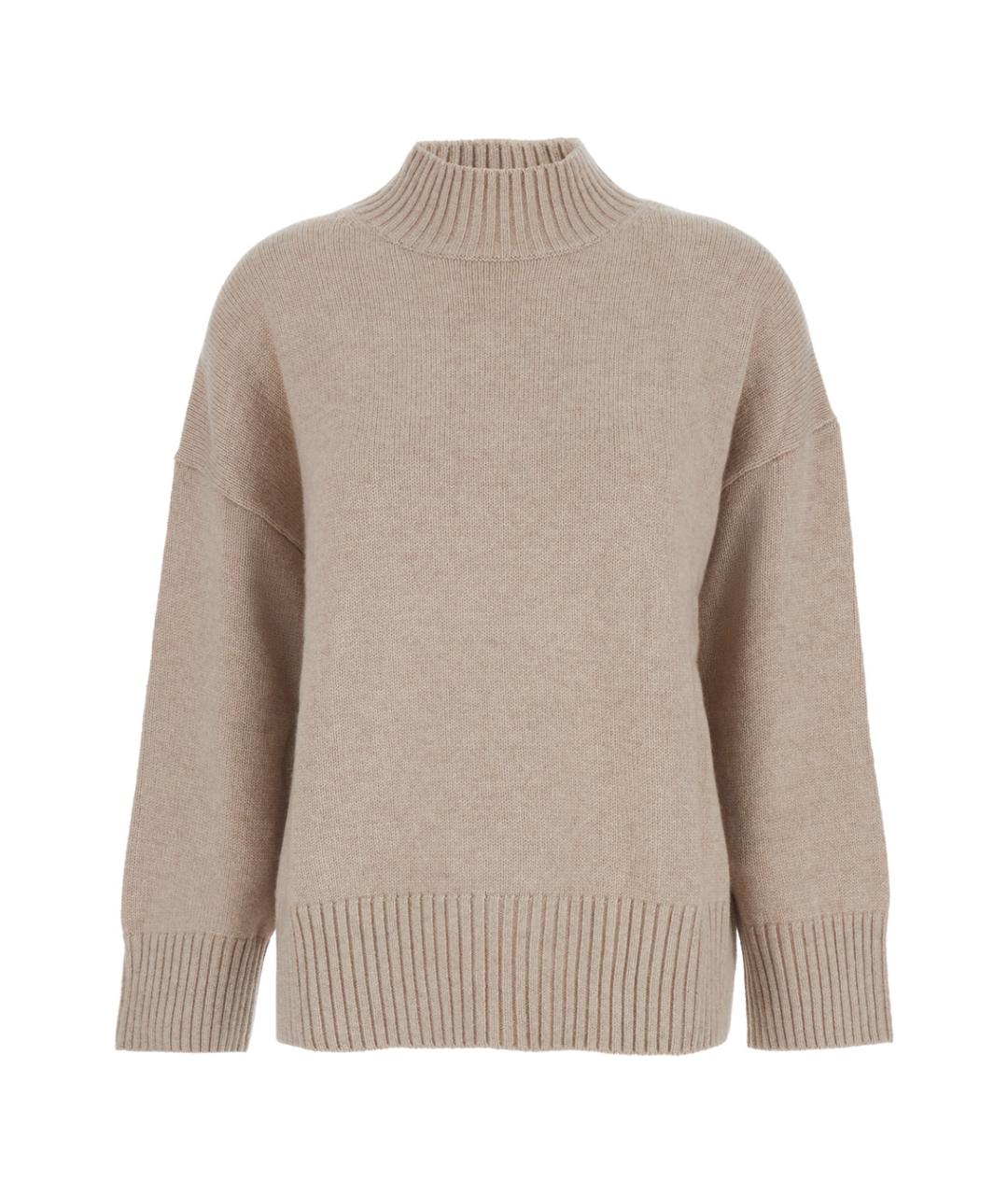 PLAIN Бежевый кашемировый джемпер / свитер, фото 1