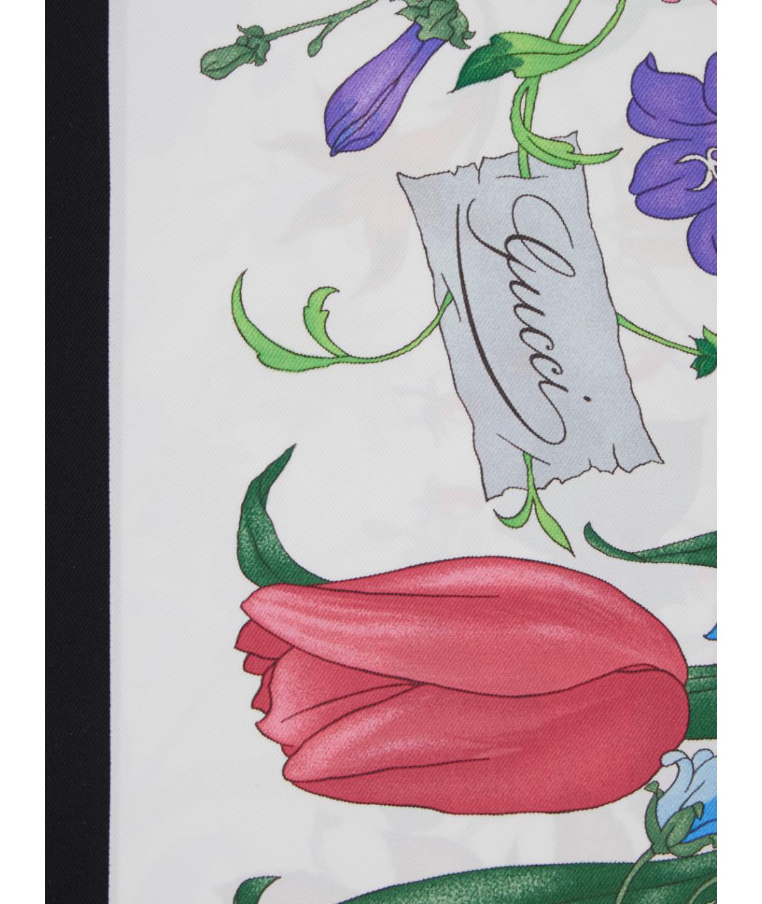 GUCCI Мульти шелковый шарф, фото 3