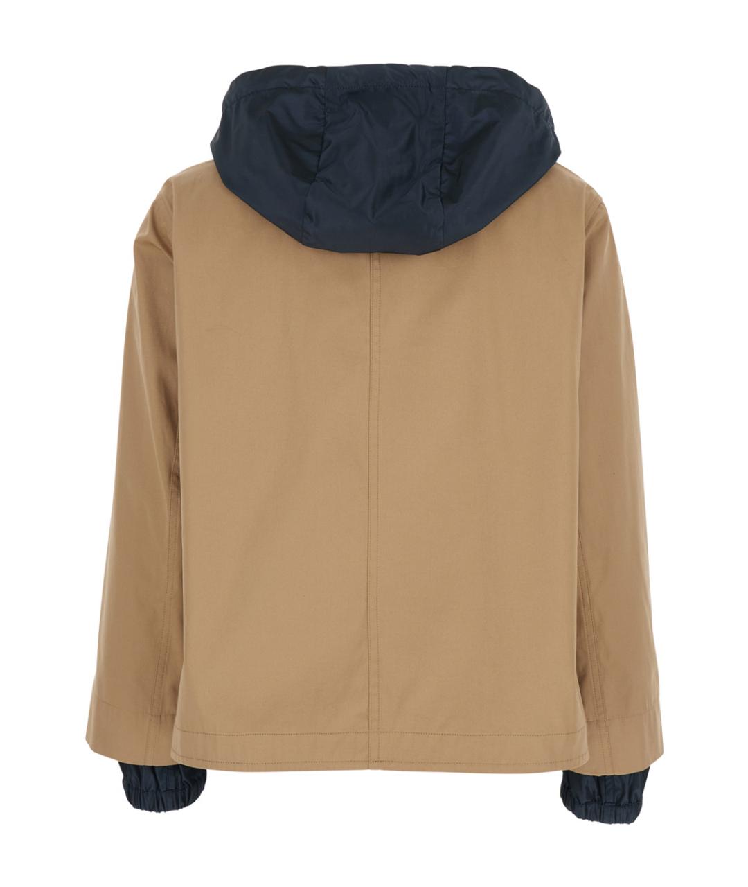 HERNO Коричневая хлопковая куртка, фото 2