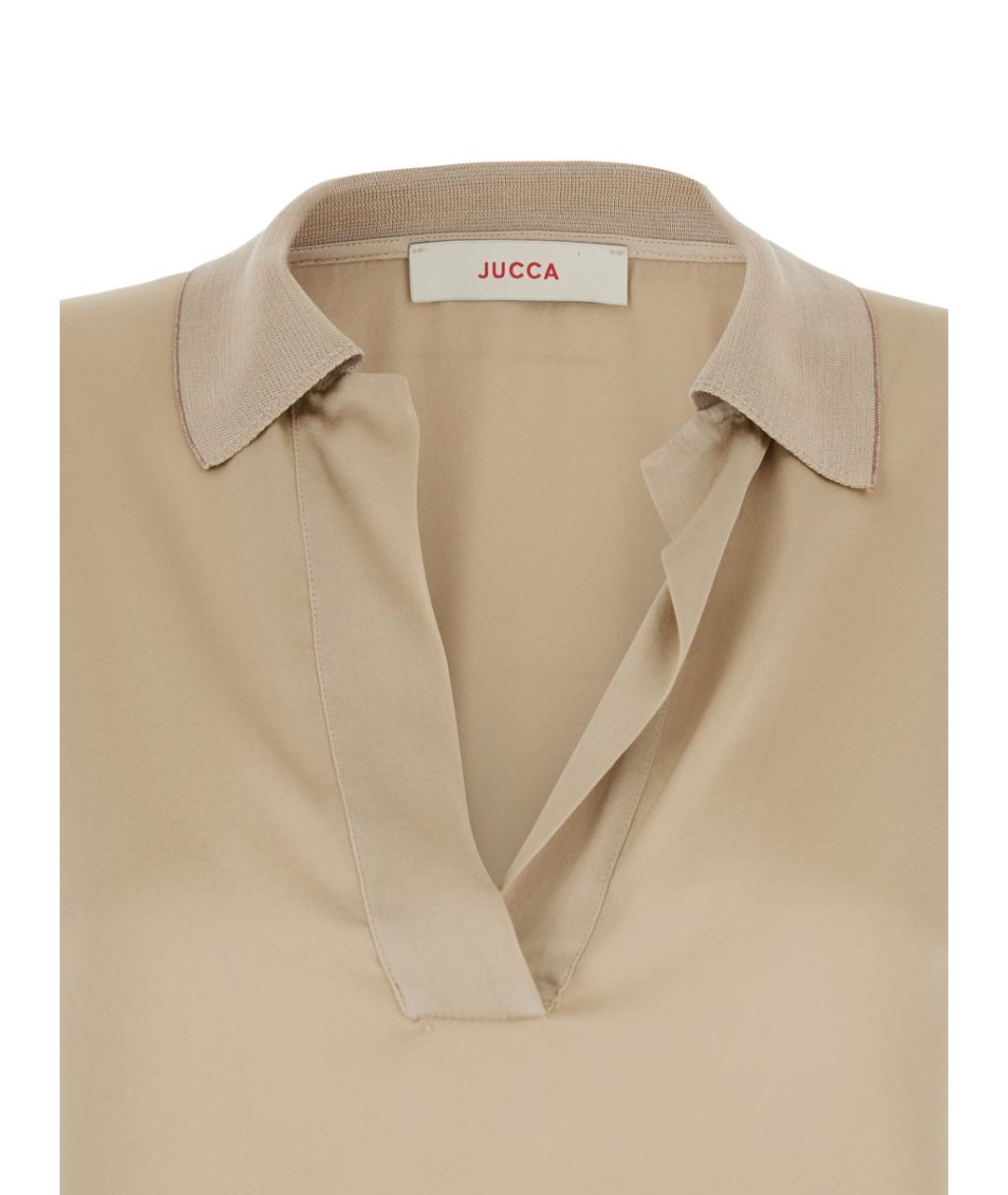 JUCCA Бежевая блузы, фото 3