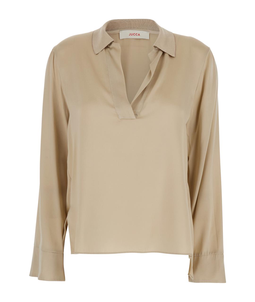 JUCCA Бежевая блузы, фото 1