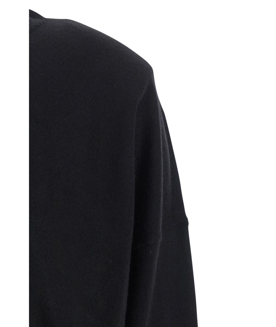 P.A.R.O.S.H. Черное шерстяное повседневное платье, фото 3