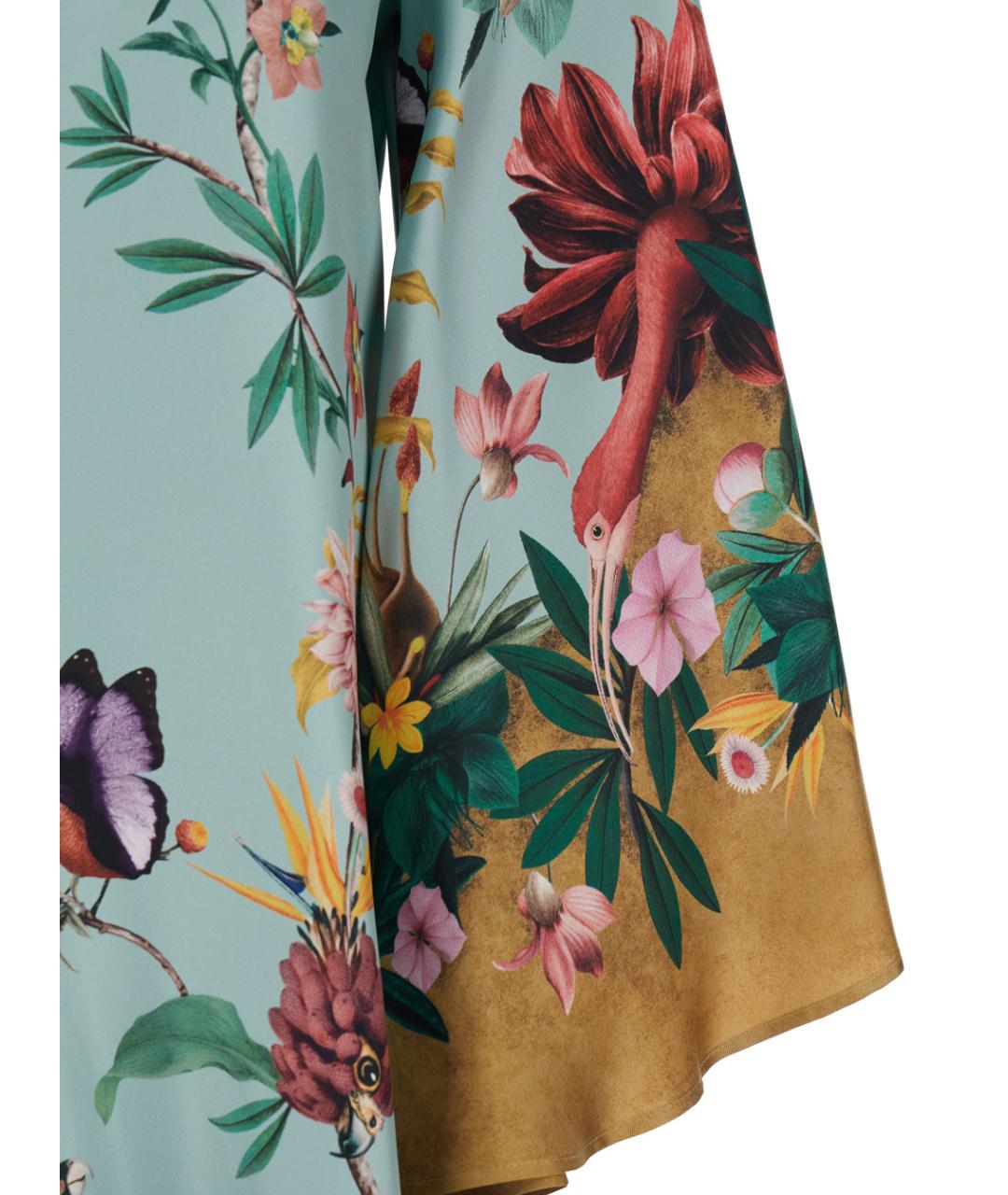 LA DOUBLEJ Мульти шелковое платье, фото 3