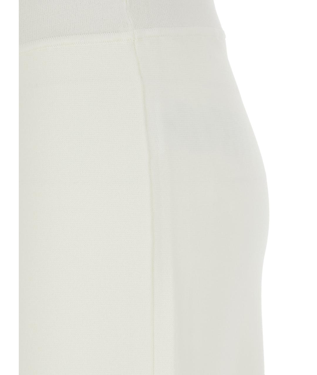 P.A.R.O.S.H. Белые вискозные прямые брюки, фото 3