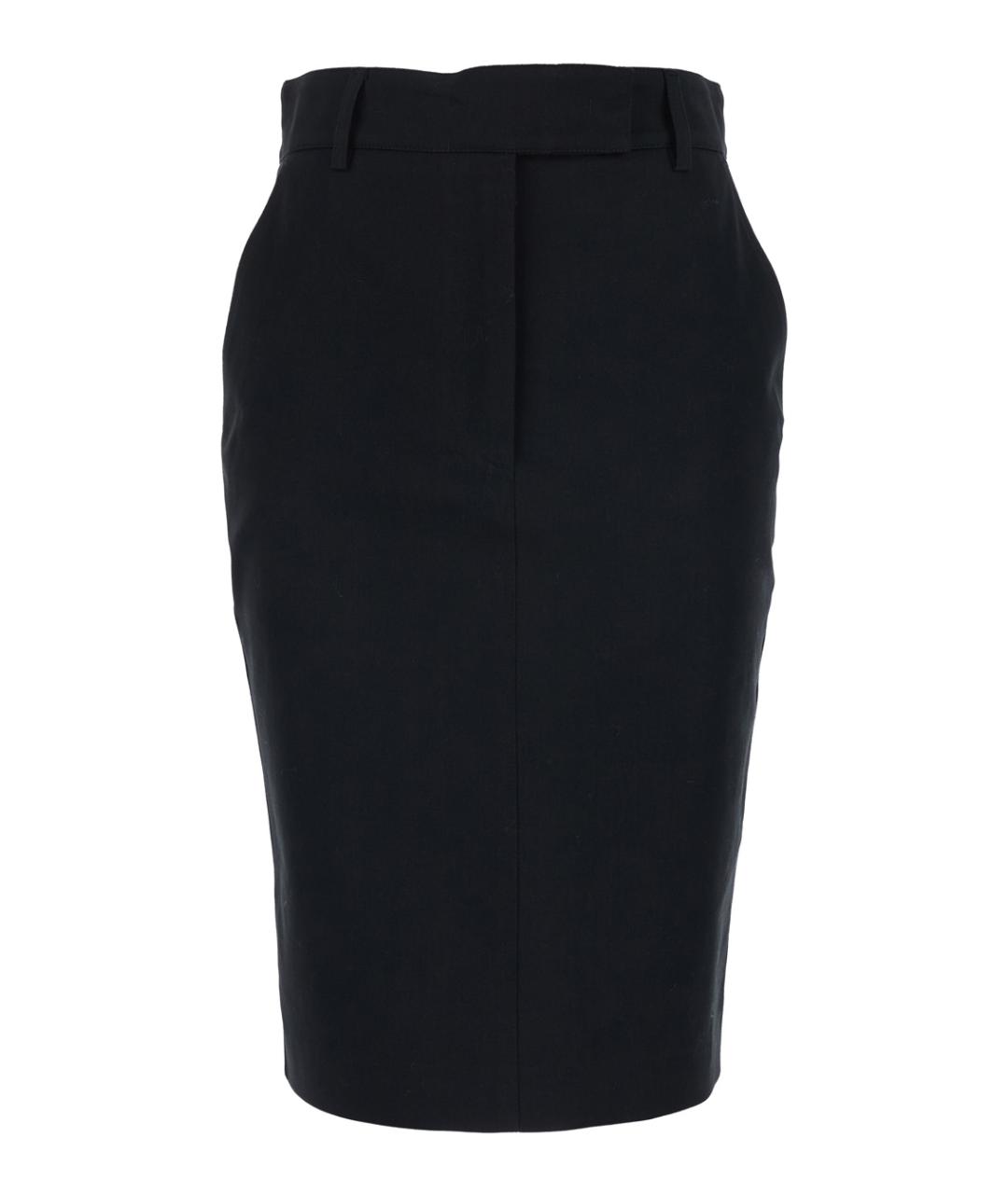 PLAIN Черная юбка миди, фото 1