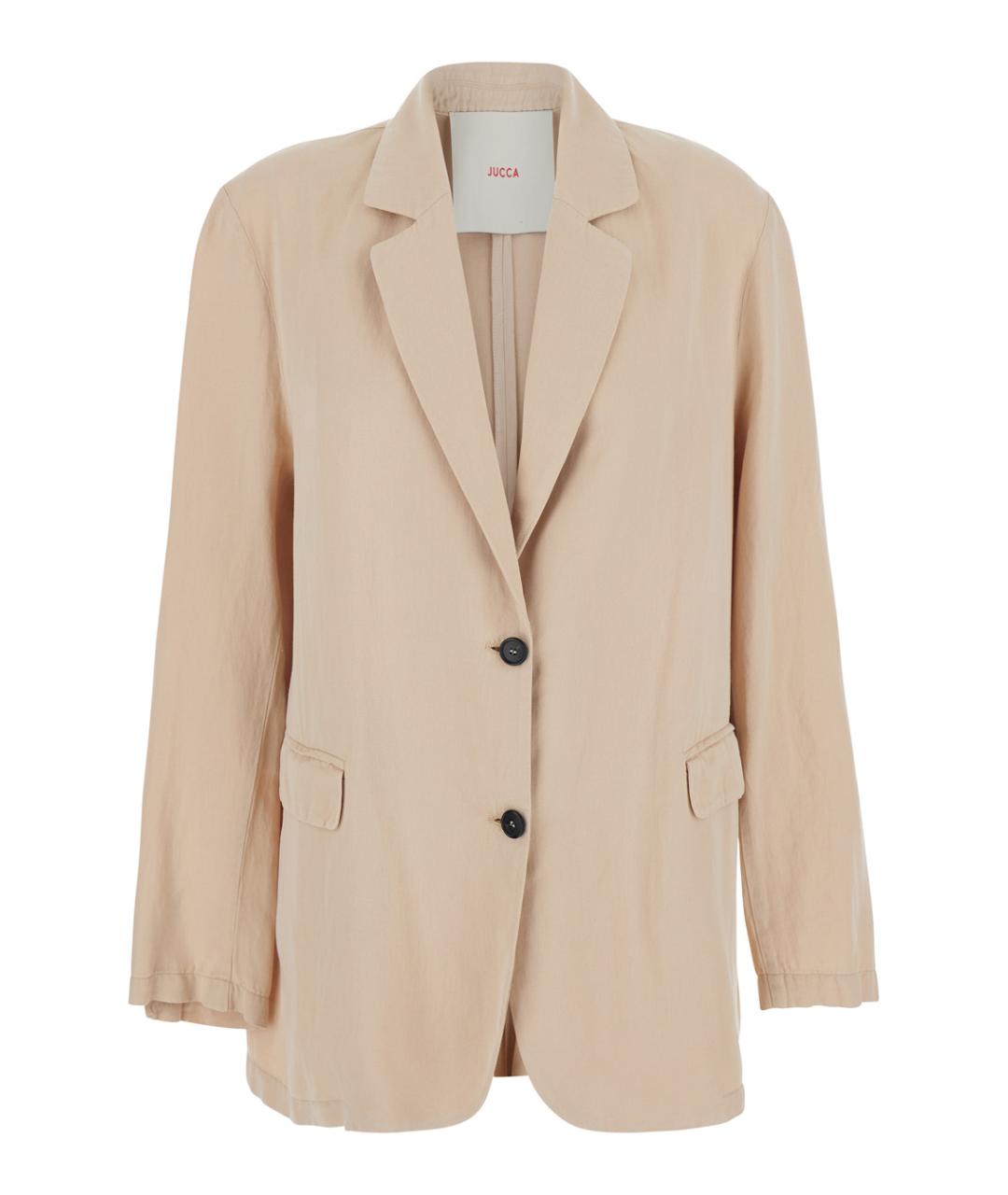 JUCCA Бежевый жакет/пиджак, фото 1