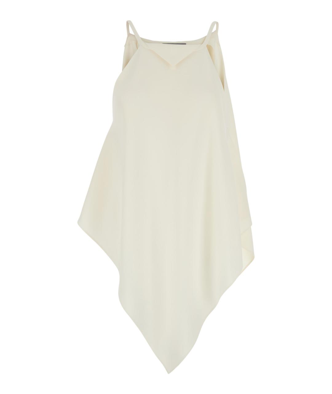 BALENCIAGA Белая шелковая блузы, фото 1