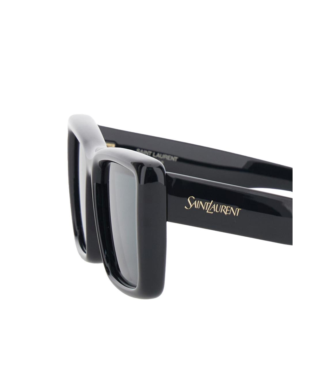 SAINT LAURENT Черные солнцезащитные очки, фото 3