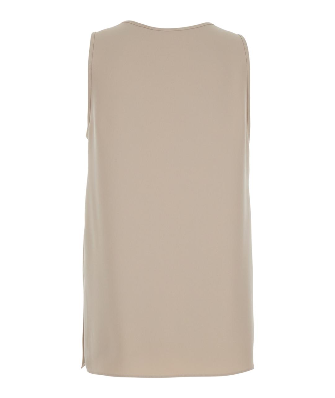 P.A.R.O.S.H. Бежевая полиэстеровая майка, фото 2