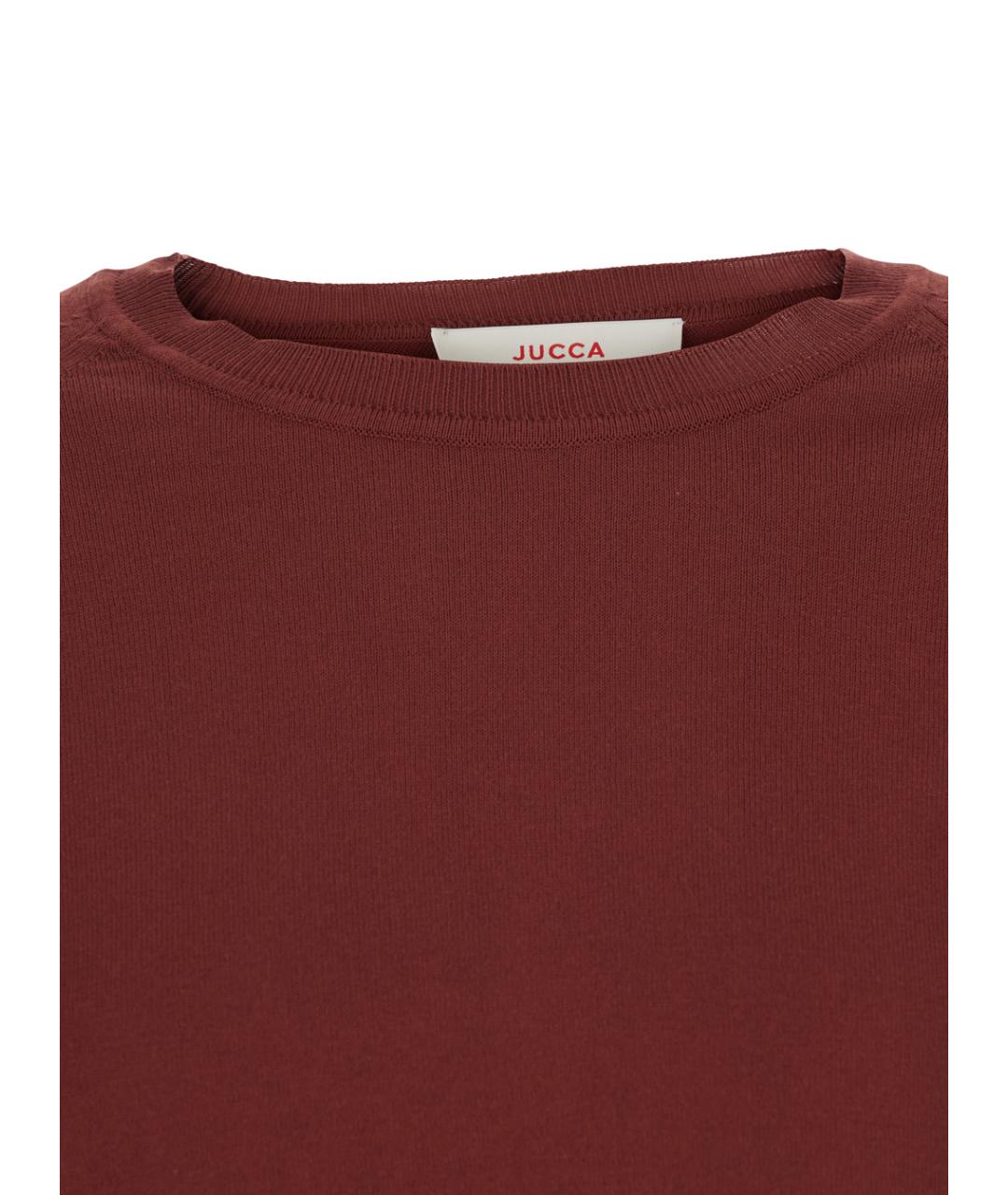 JUCCA Красный хлопковый джемпер / свитер, фото 3