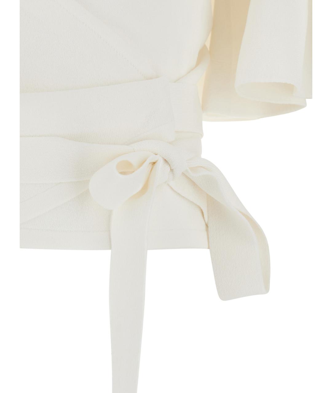 JACQUEMUS Белая вискозная блузы, фото 3