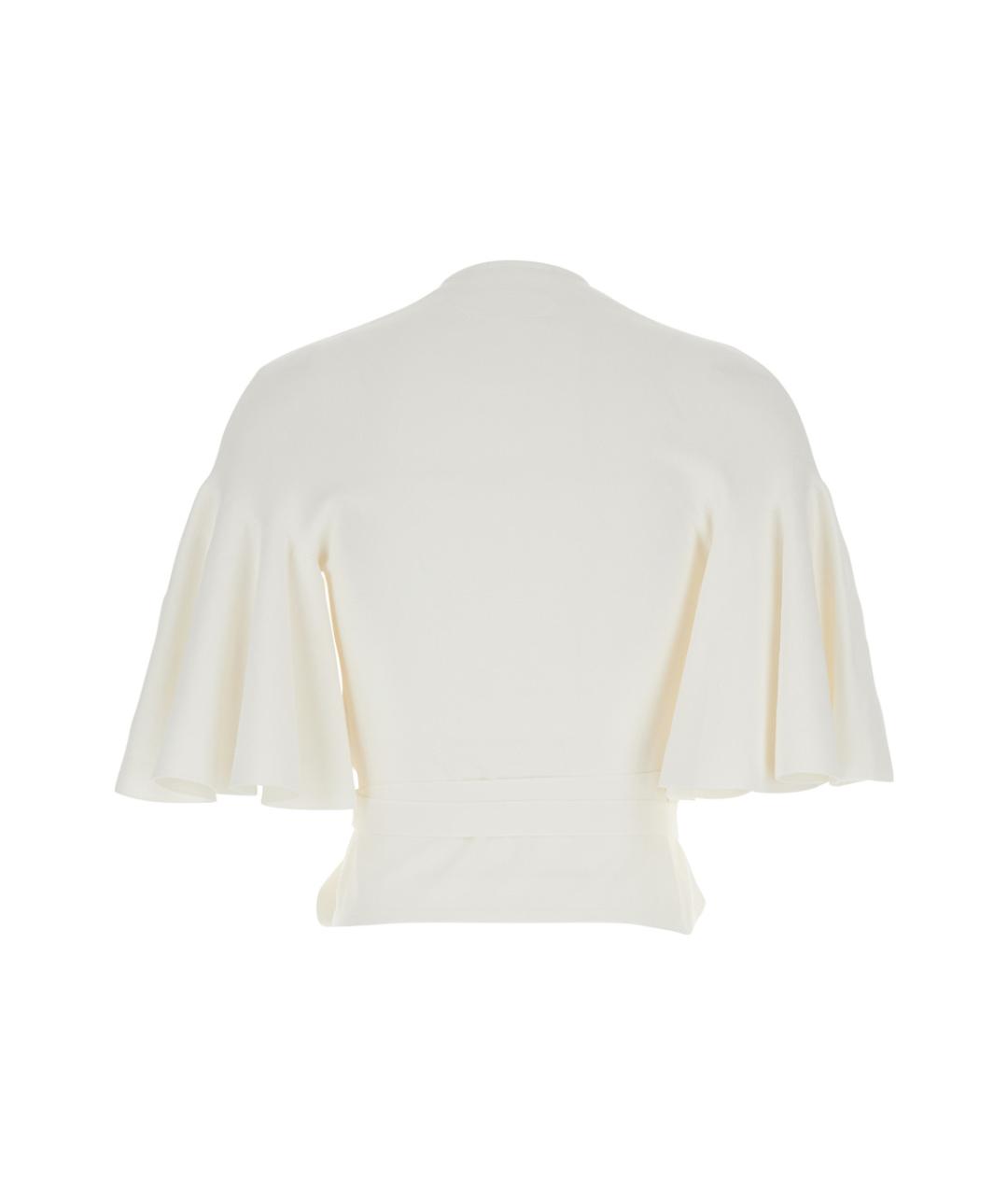 JACQUEMUS Белая вискозная блузы, фото 2