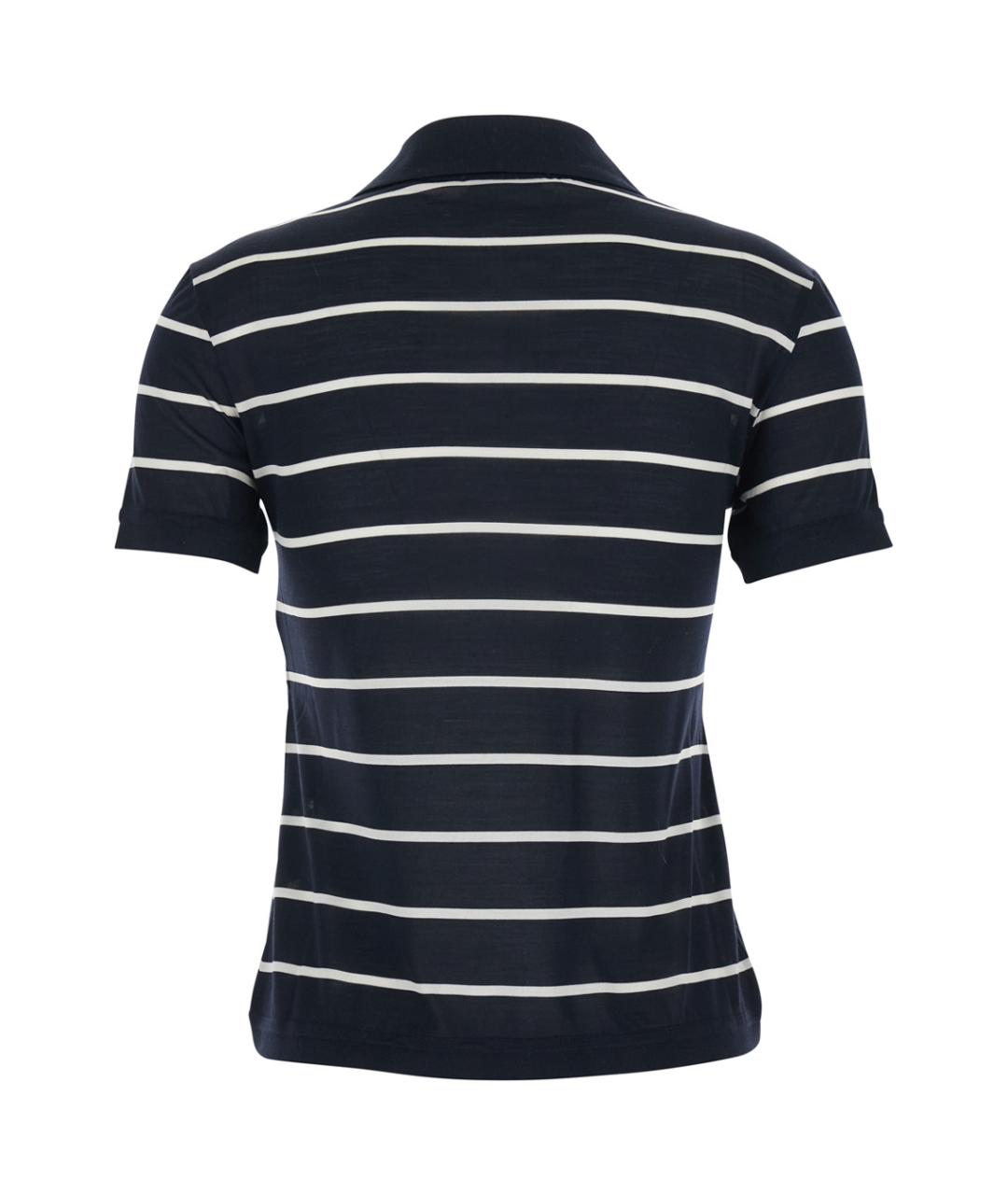 MAXMARA PURE Черная шелковая футболка, фото 2