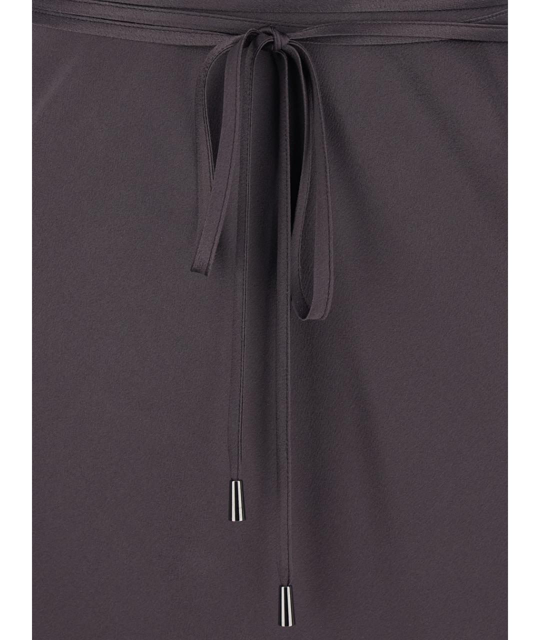 ANTONELLI Фиолетовое ацетатное повседневное платье, фото 3