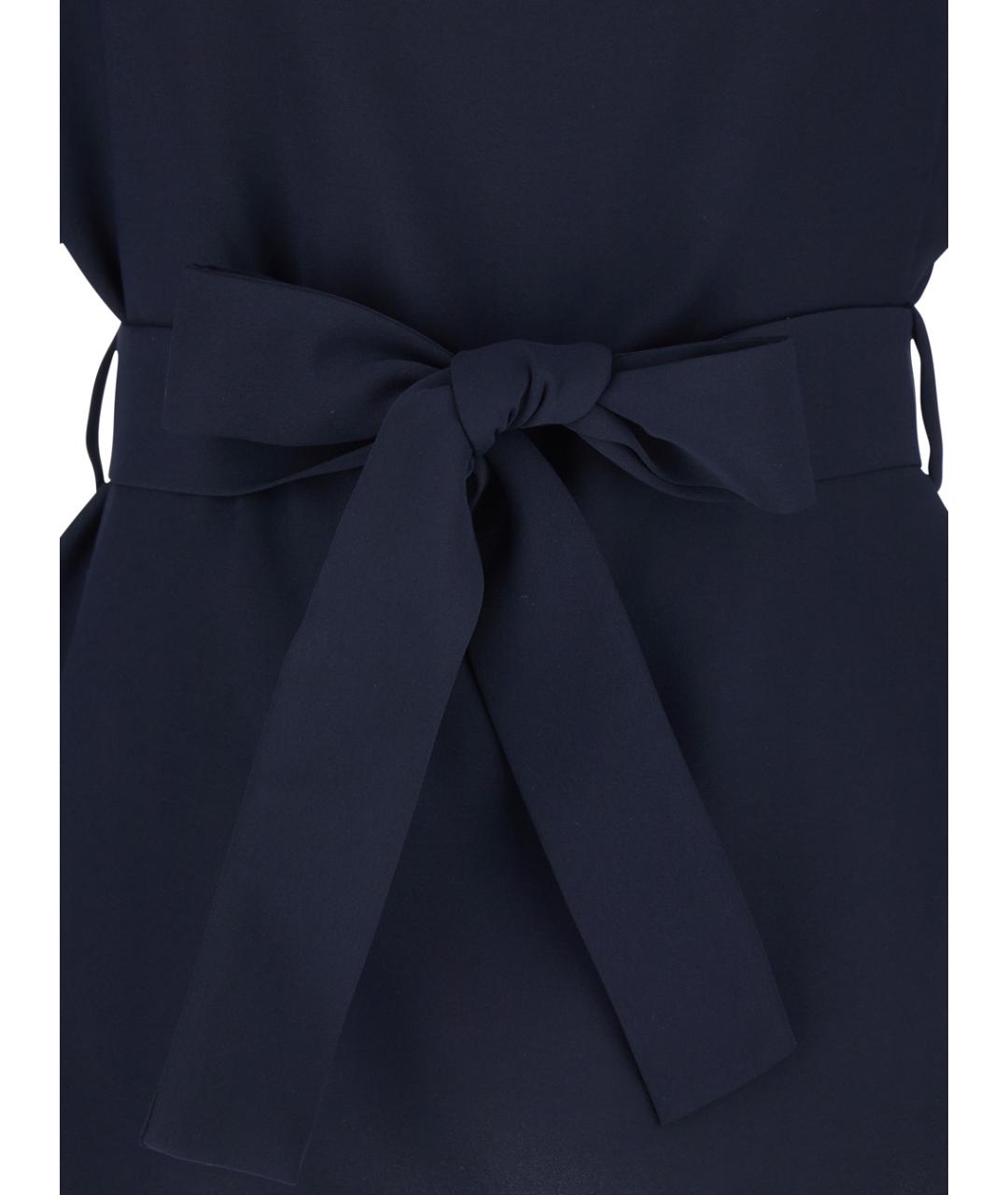 P.A.R.O.S.H. Синяя полиэстеровая блузы, фото 3