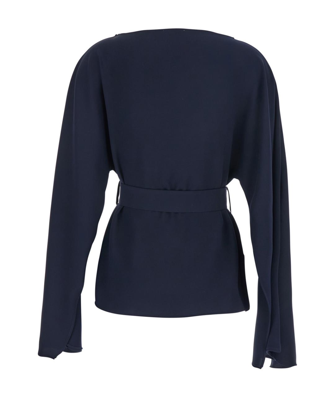 P.A.R.O.S.H. Синяя полиэстеровая блузы, фото 2