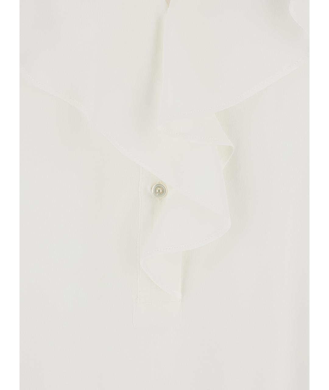 PLAIN Белая шелковая рубашка, фото 3