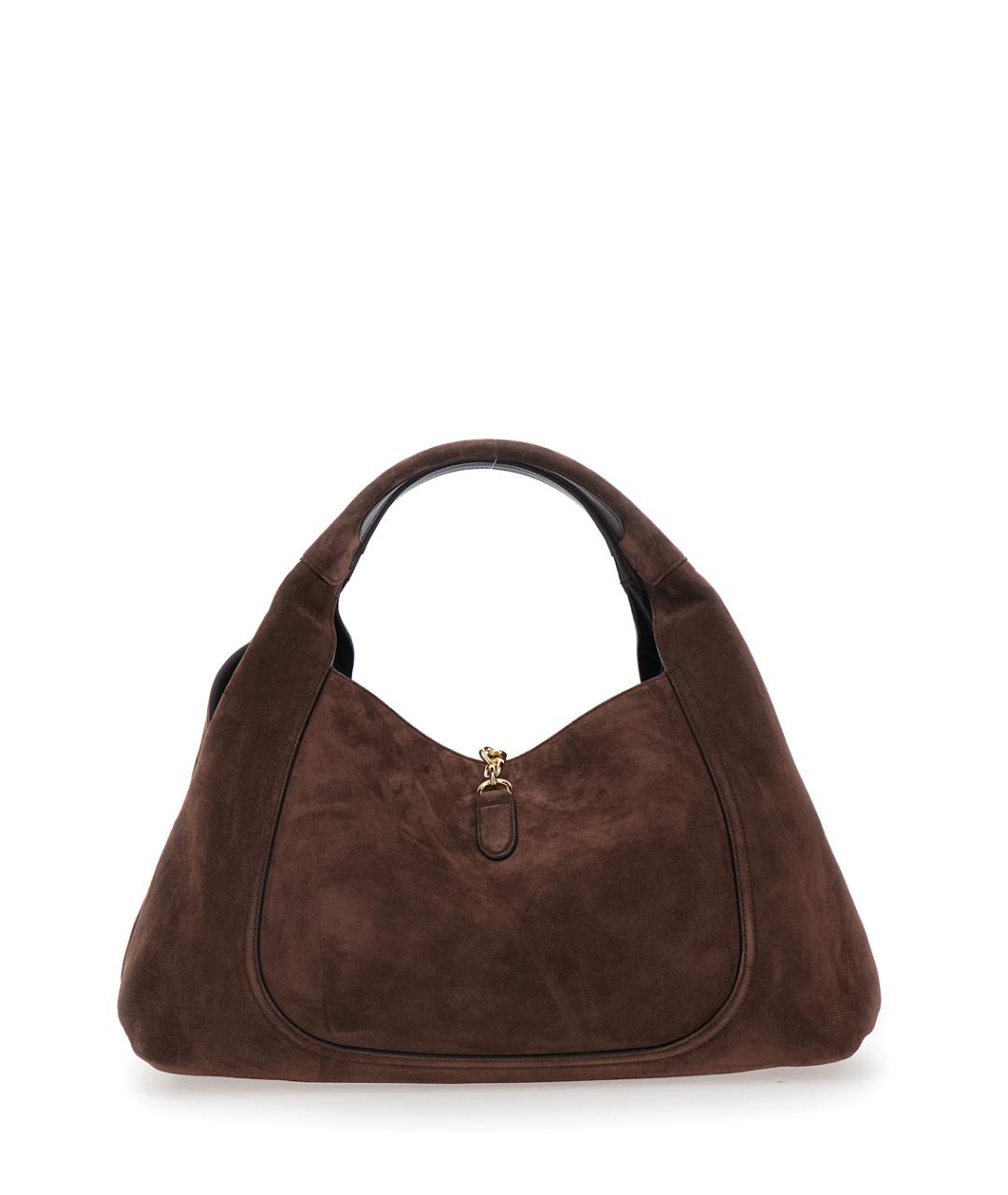 GUCCI Коричневая замшевая сумка через плечо, фото 2