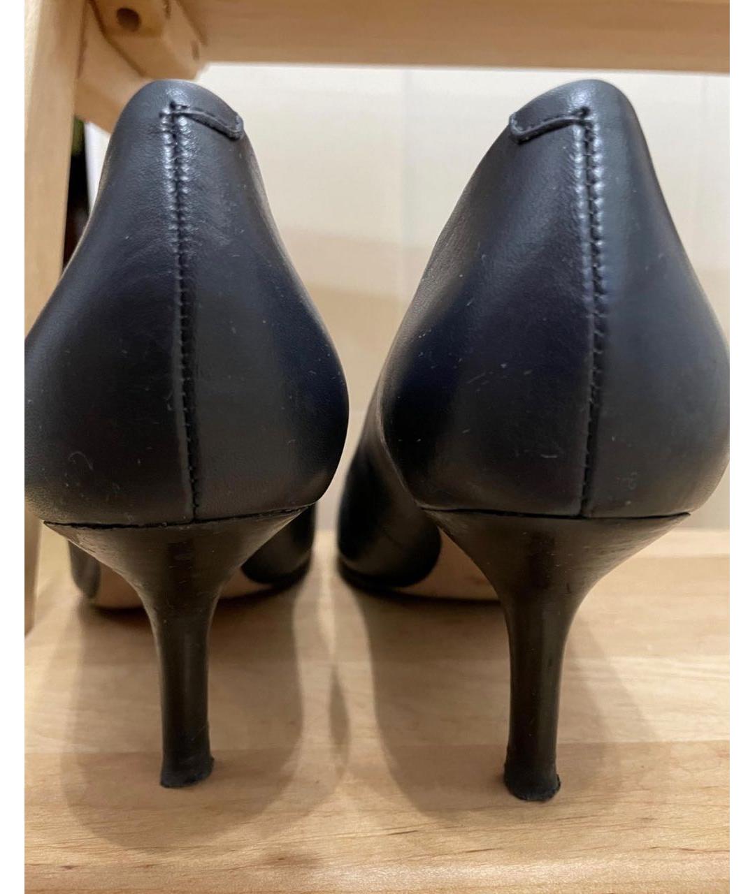 COACH Темно-синие кожаные туфли, фото 3