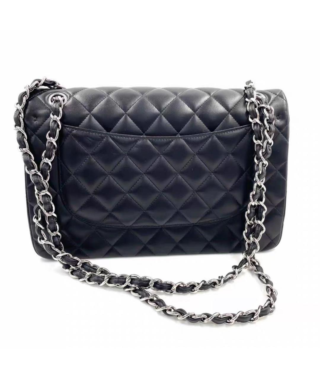 CHANEL Черная кожаная сумка через плечо, фото 2