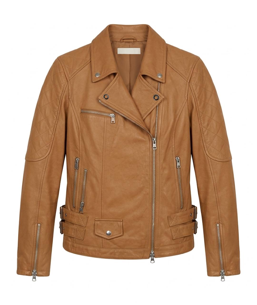 DROME Коричневая кожаная куртка, фото 1