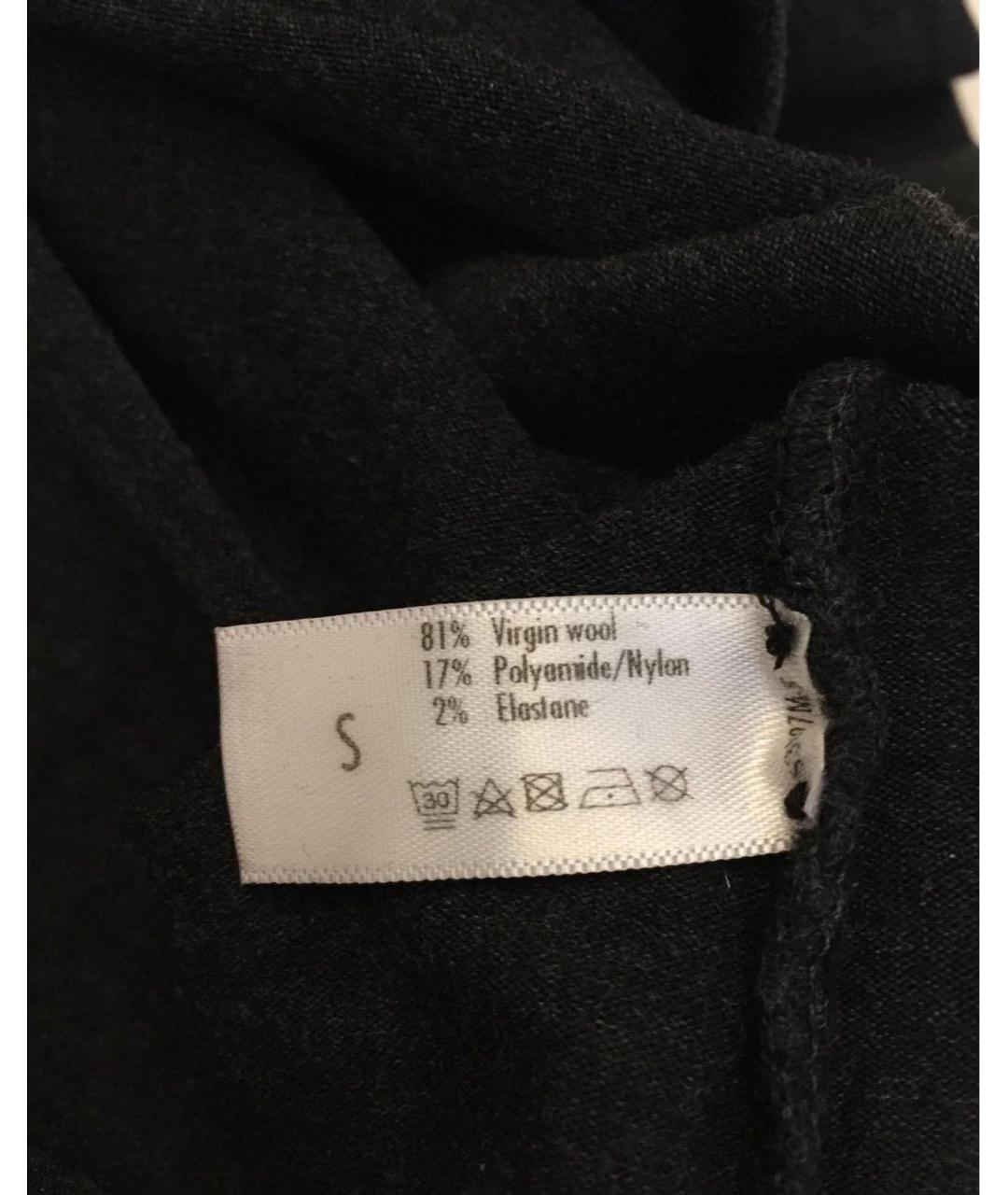 WOLFORD Антрацитовое шерстяное повседневное платье, фото 4