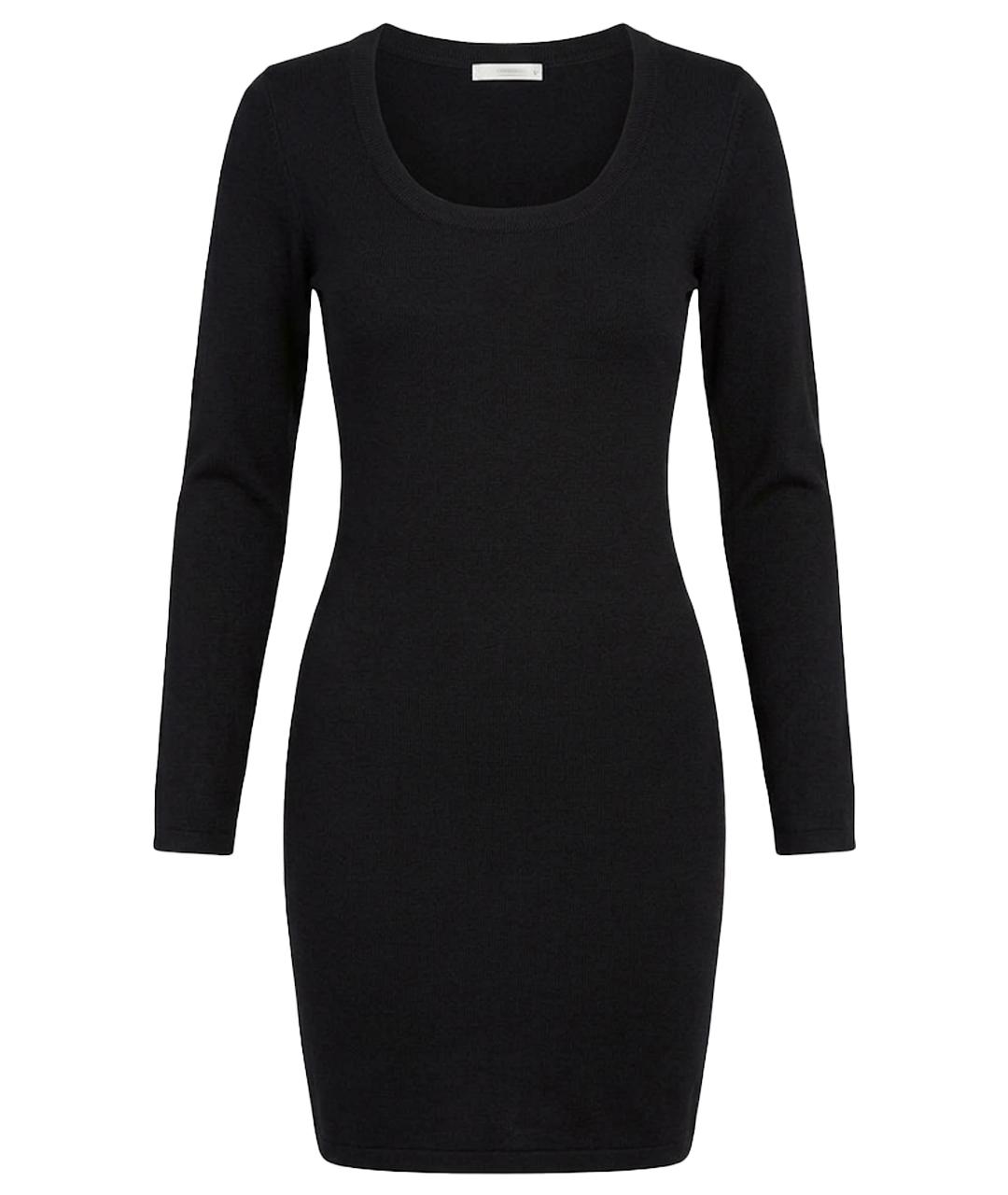 WOLFORD Антрацитовое шерстяное повседневное платье, фото 1