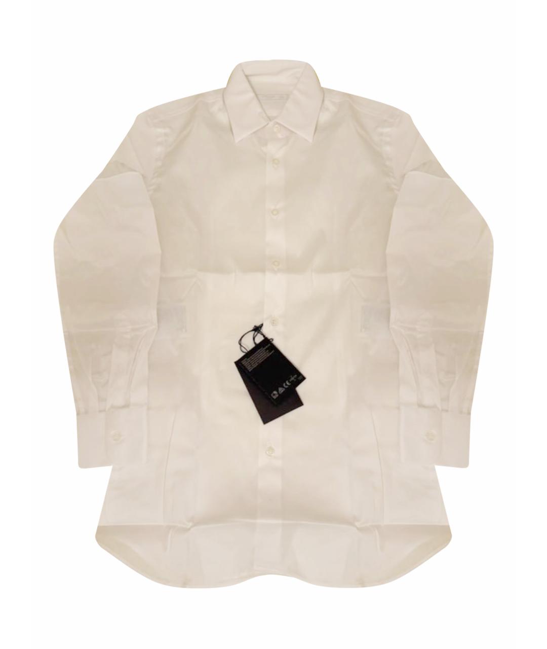 PRADA Белая хлопковая рубашка, фото 1