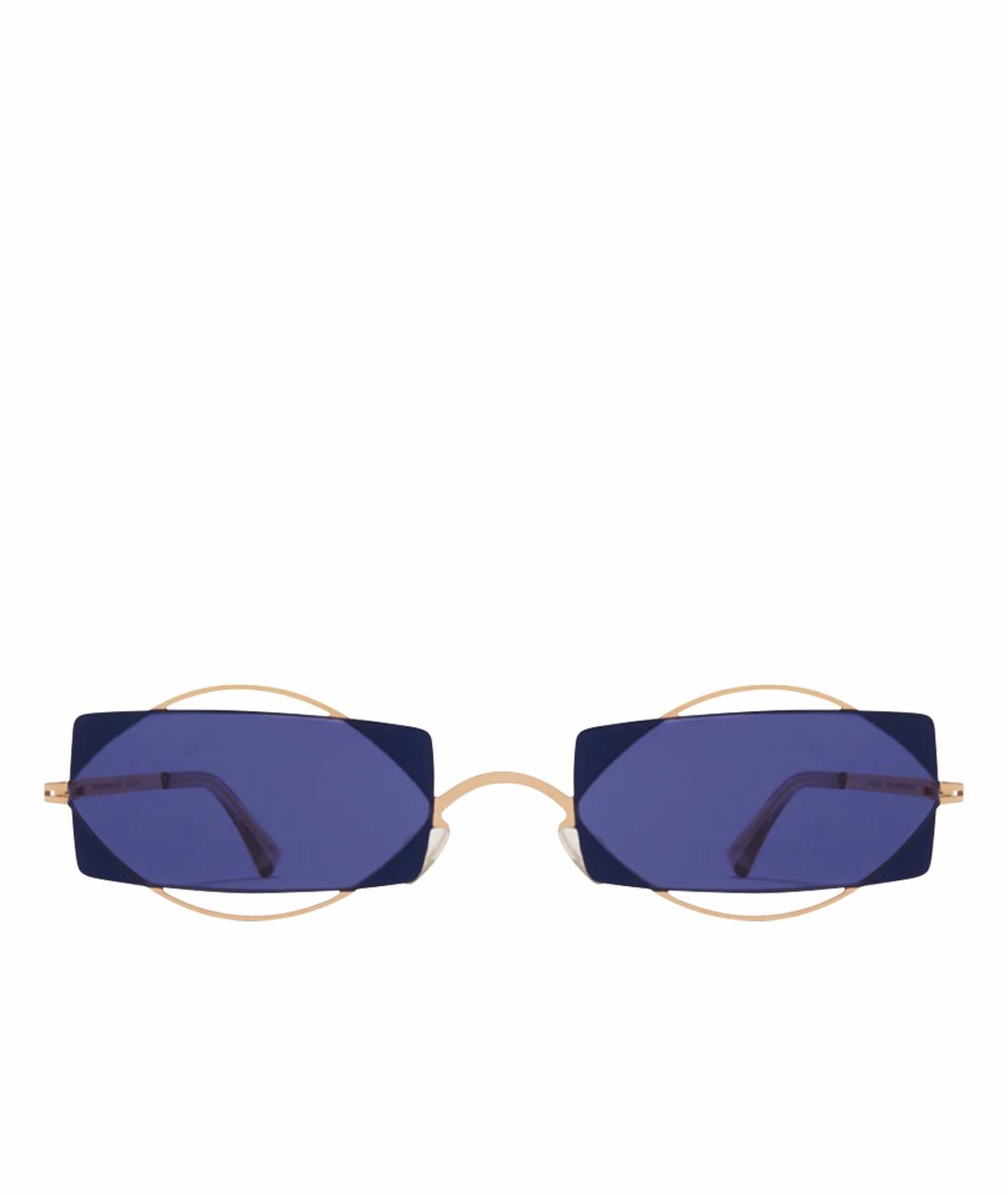 MYKITA Синие металлические солнцезащитные очки, фото 1